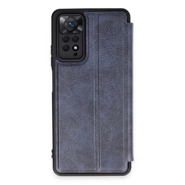 Xiaomi Redmi Note 12 Pro 4G Kılıf Flip Cover - Lacivert ürün görseli 1
