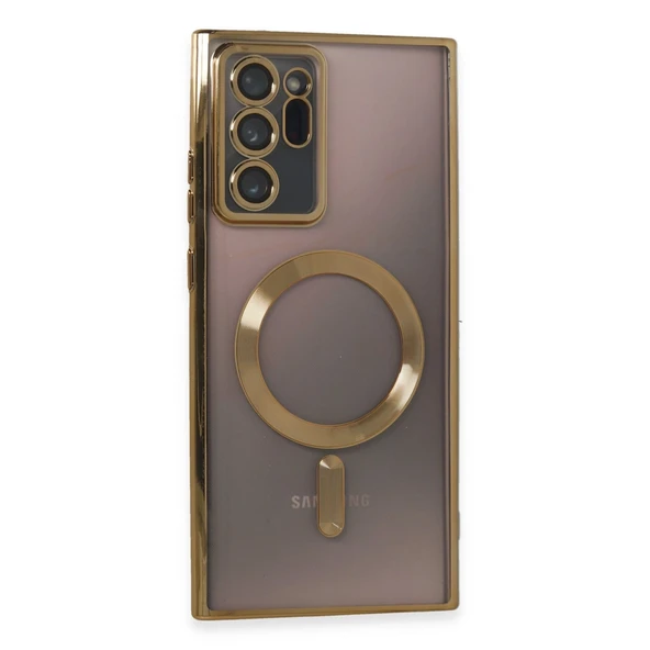 Samsung Galaxy Note 20 Ultra Kılıf Kross Magneticsafe Kapak - Gold ürün görseli 1