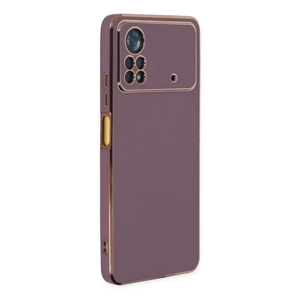 Xiaomi Poco X4 Pro 5G Kılıf Volet Silikon - Mor ürün görseli 1