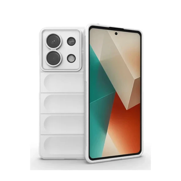 Xiaomi Poco X6 Kılıf Optimum Silikon - Krem ürün görseli 1