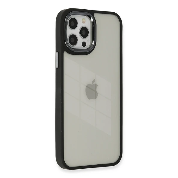 İphone 12 Pro Max Kılıf Dora Kapak - Siyah ürün görseli 1