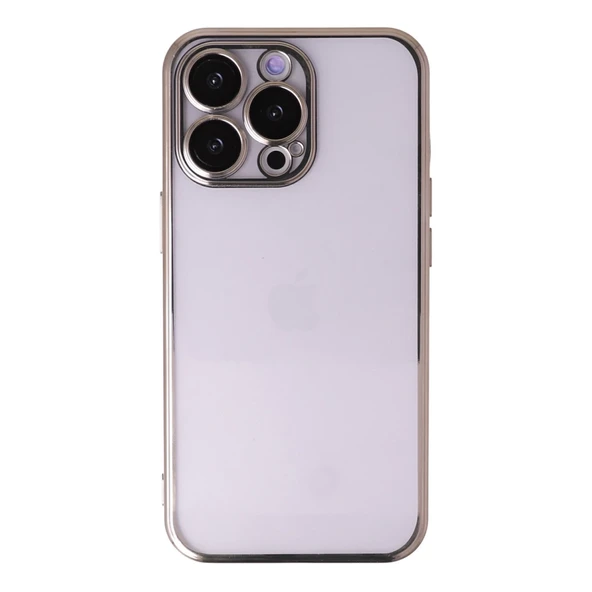 İphone 13 Pro Kılıf Razer Lensli Silikon - Gold ürün görseli 1