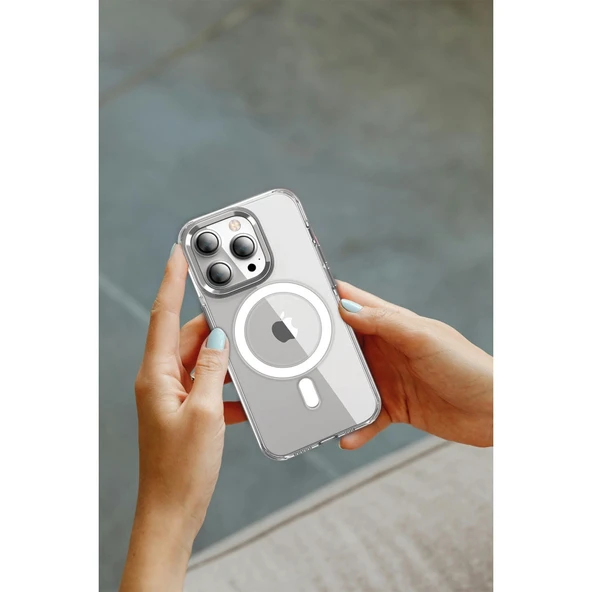 Joko İphone 16 Pro Crystal Magsafe Kapak - Şeffaf - Resim 2