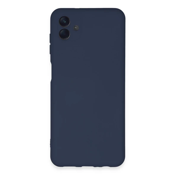 Samsung Galaxy A04E Kılıf Nano İçi Kadife Silikon - Lacivert ürün görseli 1