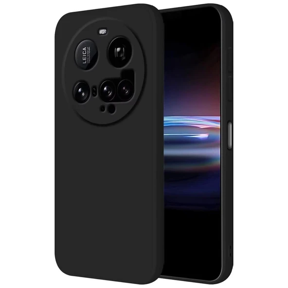 Xiaomi Mi 15 Ultra Kılıf Nano İçi Kadife Silikon - Siyah ürün görseli 1