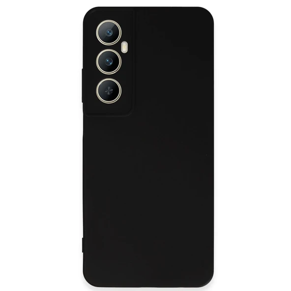 Realme C65 Kılıf First Silikon - Siyah ürün görseli 1