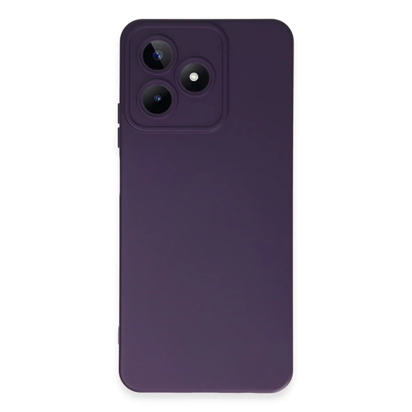 Realme C53 Kılıf Nano İçi Kadife Silikon - Mor ürün görseli 1