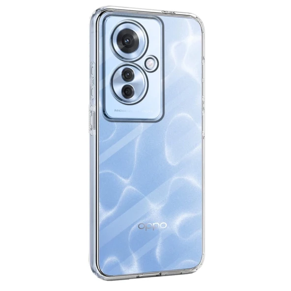 Oppo Reno 11F Kılıf Lüx Şeffaf Silikon ürün görseli 1