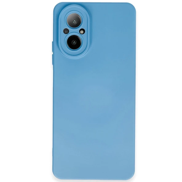 Realme 12 Lite Kılıf Nano İçi Kadife Silikon - Mavi ürün görseli 1