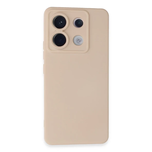 Xiaomi Redmi Note 13 Pro 5G Kılıf Nano İçi Kadife Silikon - Pudra ürün görseli 1