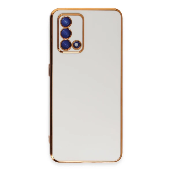 Oppo A74 4G Kılıf Volet Silikon - Beyaz ürün görseli 1