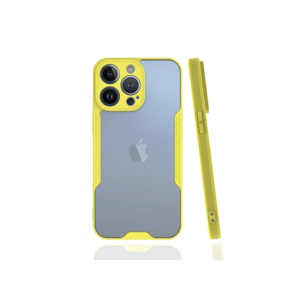 İphone 13 Pro Kılıf Platin Silikon - Sarı ürün görseli 1