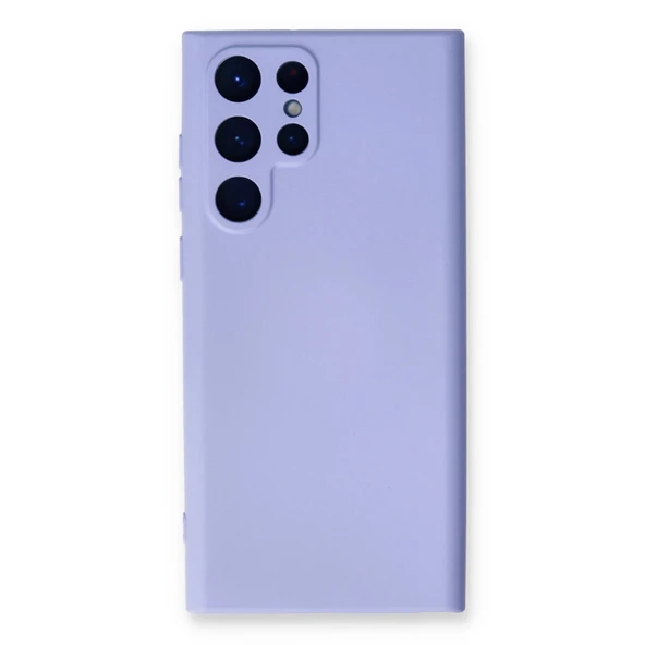 Samsung Galaxy S23 Ultra Kılıf Nano İçi Kadife Silikon - Lila ürün görseli 1