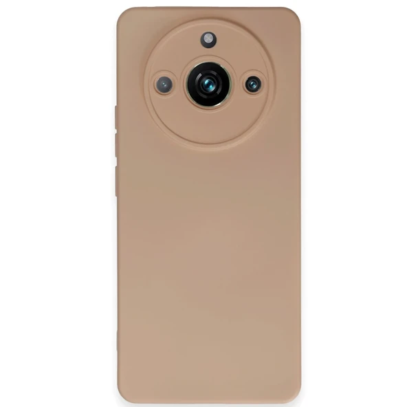 Realme 11 Pro Kılıf Nano İçi Kadife Silikon - Pudra ürün görseli 1