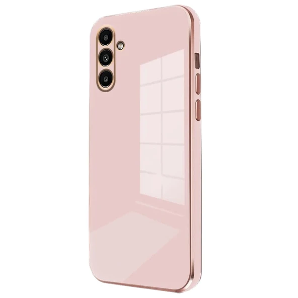 Samsung Galaxy A55 5G Kılıf Volet Silikon - Pembe ürün görseli 1