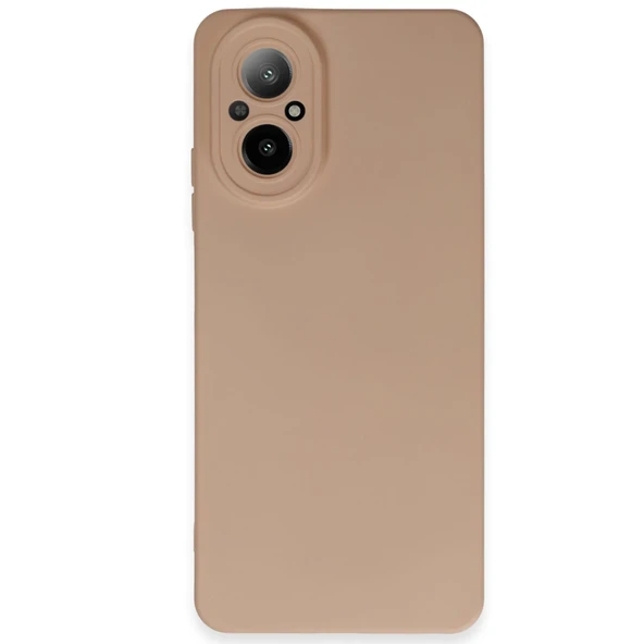 Realme 12 Lite Kılıf Nano İçi Kadife Silikon - Pudra ürün görseli 1