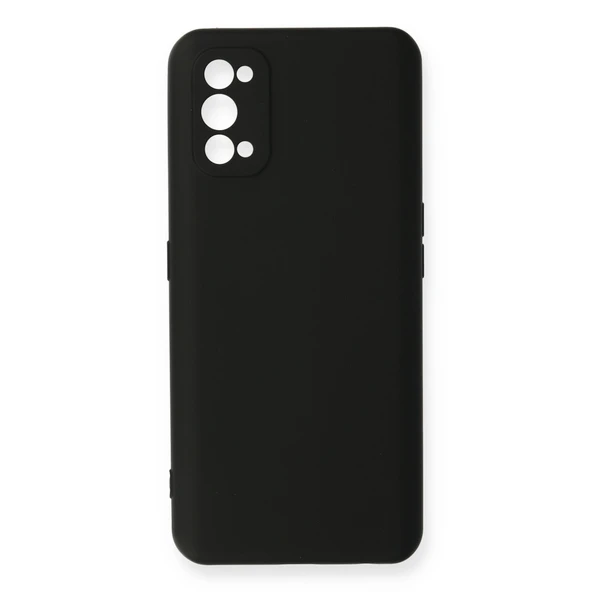 Realme 7 Pro Kılıf Nano İçi Kadife Silikon - Siyah ürün görseli 1