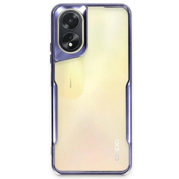 Oppo A38 Kılıf Boyi Silikon Kapak - Lacivert ürün görseli 1