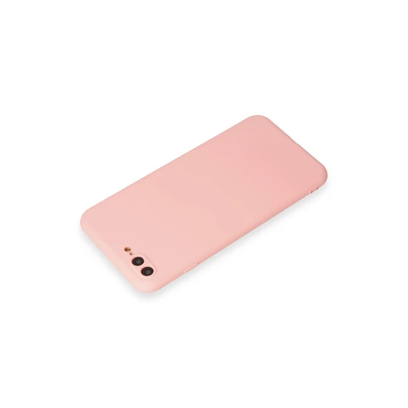 İphone 7 Plus Kılıf First Silikon - Pudra - Resim 3