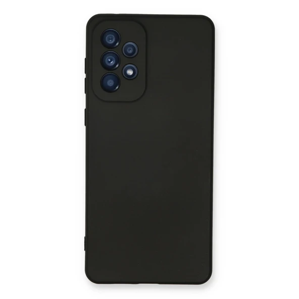 Samsung Galaxy A53 5G Kılıf Nano İçi Kadife Silikon - Siyah ürün görseli 1