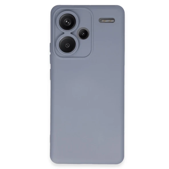 Xiaomi Redmi Note 13 Pro Plus Kılıf Nano İçi Kadife Silikon - Gri ürün görseli 1