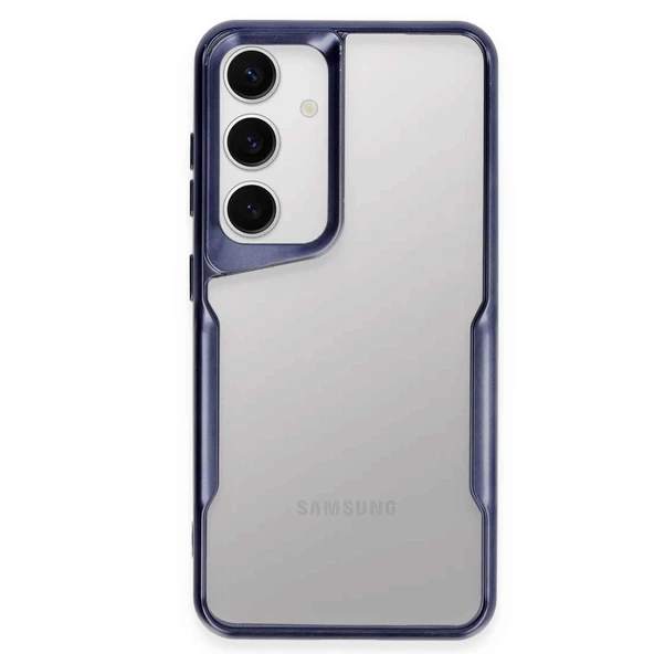Samsung Galaxy S24 Kılıf Boyi Silikon Kapak - Lacivert ürün görseli 1