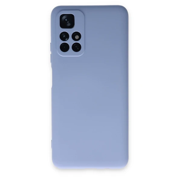 Xiaomi Redmi Note 11T Kılıf Nano İçi Kadife Silikon - Lila ürün görseli 1