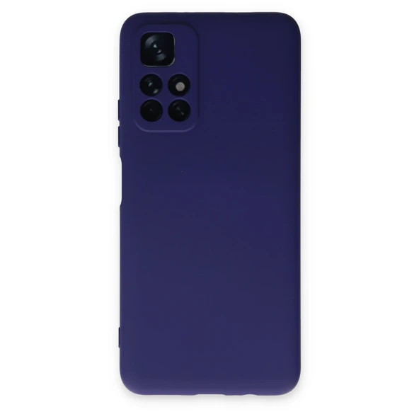 Xiaomi Redmi Note 11T Kılıf Nano İçi Kadife Silikon - Mor ürün görseli 1