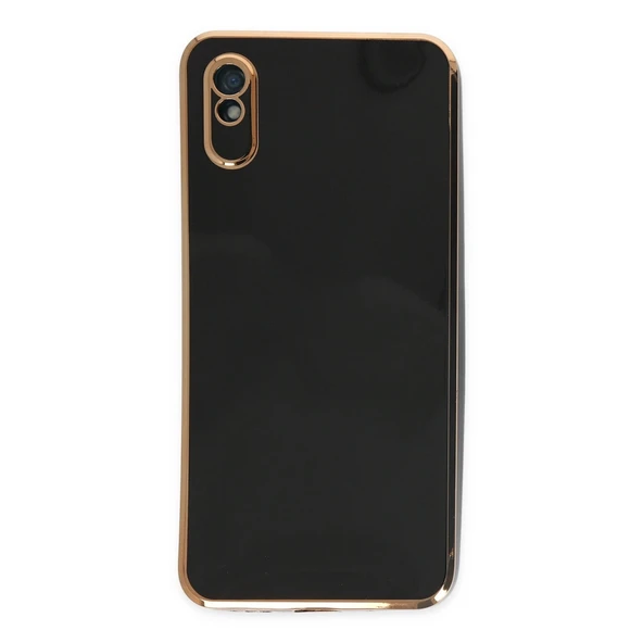 Xiaomi Redmi 9A Kılıf Volet Silikon - Siyah ürün görseli 1