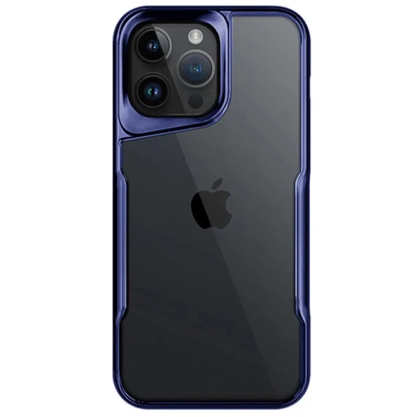 İphone 15 Pro Max Kılıf Boyi Silikon Kapak - Lacivert ürün görseli 1