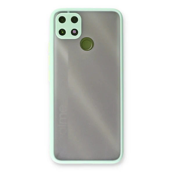 Realme C25 Kılıf Montreal Silikon Kapak - Turkuaz ürün görseli 1