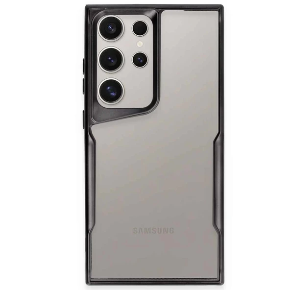 Samsung Galaxy S24 Ultra Kılıf Boyi Silikon Kapak - Siyah ürün görseli 1