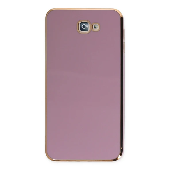 Samsung Galaxy J7 Prime Kılıf Volet Silikon - Mor ürün görseli 1
