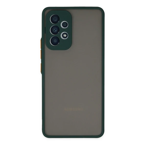 Samsung Galaxy A53 5G Kılıf Montreal Silikon Kapak - Yeşil ürün görseli 1