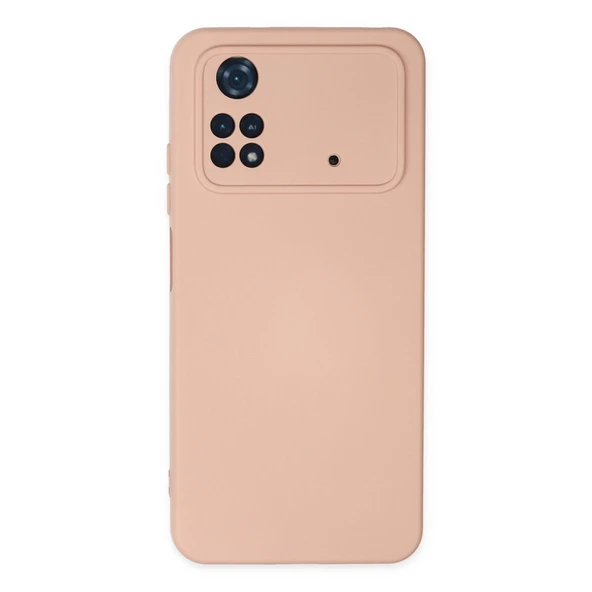 Xiaomi Poco M4 Pro 4G Kılıf Nano İçi Kadife Silikon - Pudra ürün görseli 1