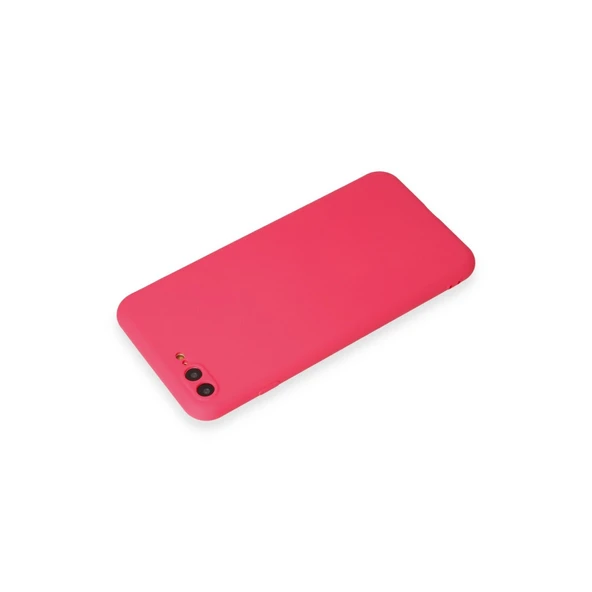 İphone 7 Plus Kılıf First Silikon - Pembe - Resim 3