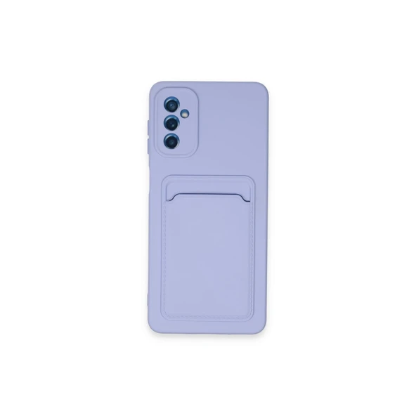 Samsung Galaxy A14 4G Kılıf Kelvin Kartvizitli Silikon - Lila ürün görseli 1
