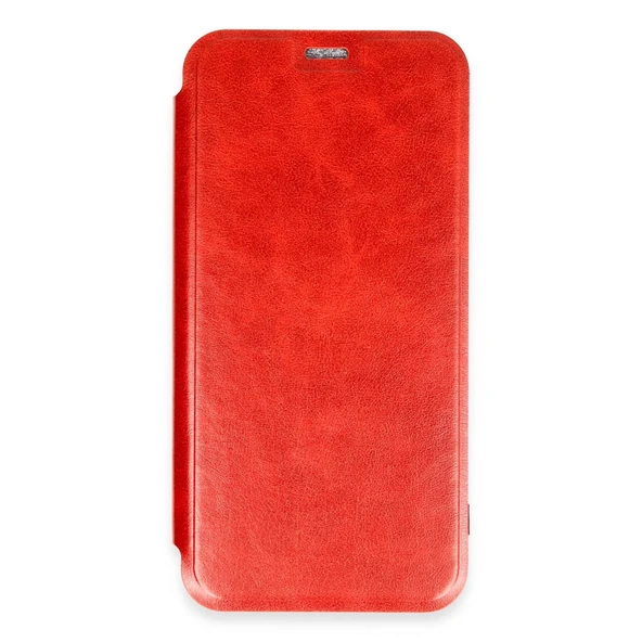 İphone 16 Plus Kılıf Flip Cover - Kırmızı - Resim 2