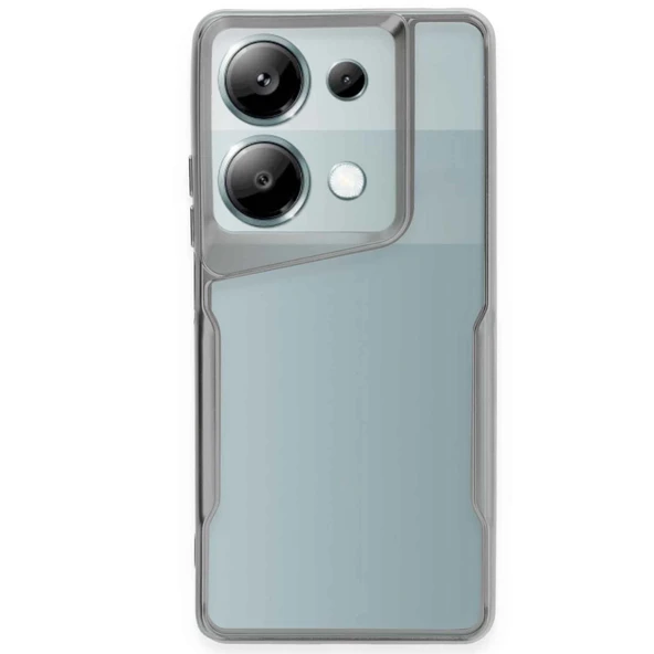 Xiaomi Redmi Note 13 Pro 4G Kılıf Boyi Silikon Kapak - Gümüş ürün görseli 1