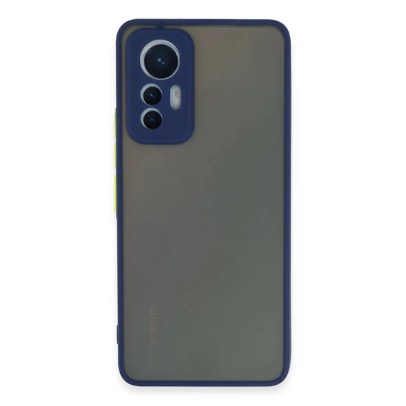 Xiaomi Mi 12 Lite Kılıf Montreal Silikon Kapak - Lacivert ürün görseli 1