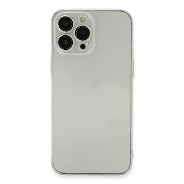 İphone 13 Pro Kılıf Fly Lens Silikon - Şeffaf - Resim 2