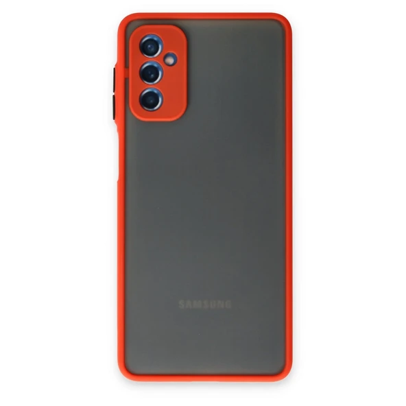 Samsung Galaxy M52 5G Kılıf Montreal Silikon Kapak - Kırmızı ürün görseli 1
