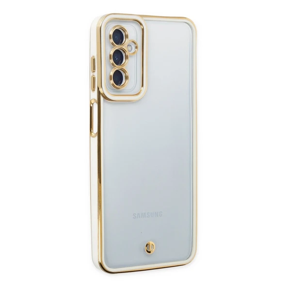 Samsung Galaxy M23 Kılıf Liva Lens Silikon - Beyaz ürün görseli 1