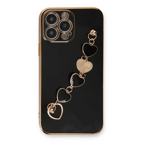 İphone 13 Pro Max Kılıf Esila Silikon - Siyah - Resim 2
