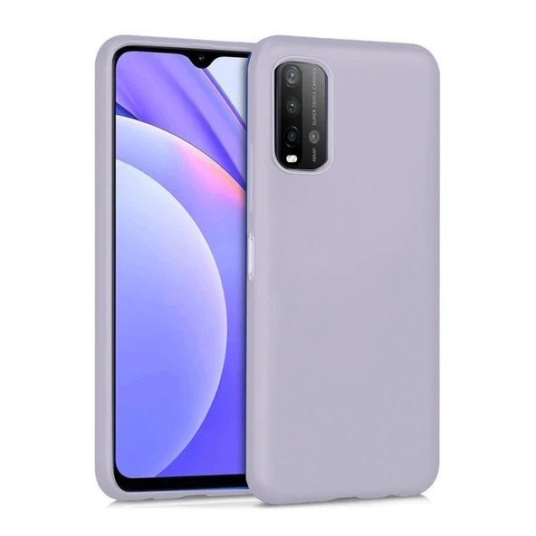 Xiaomi Redmi 9T Kılıf Nano İçi Kadife Silikon - Lila ürün görseli 1