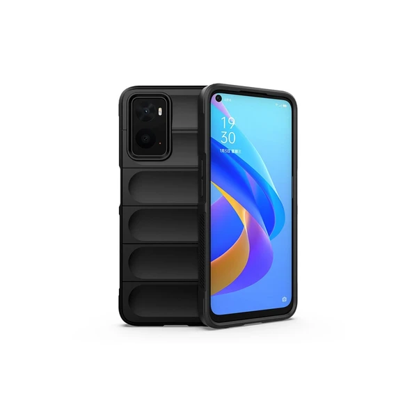 Realme 9I 4G Kılıf Optimum Silikon - Siyah ürün görseli 1