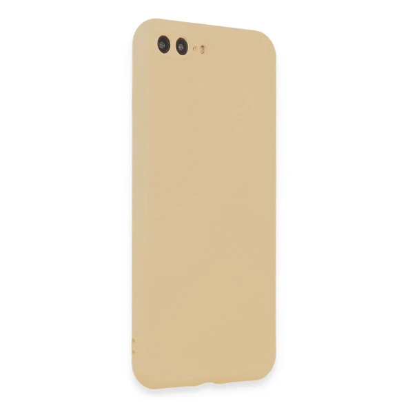 İphone 7 Plus Kılıf First Silikon - Gold - Resim 2