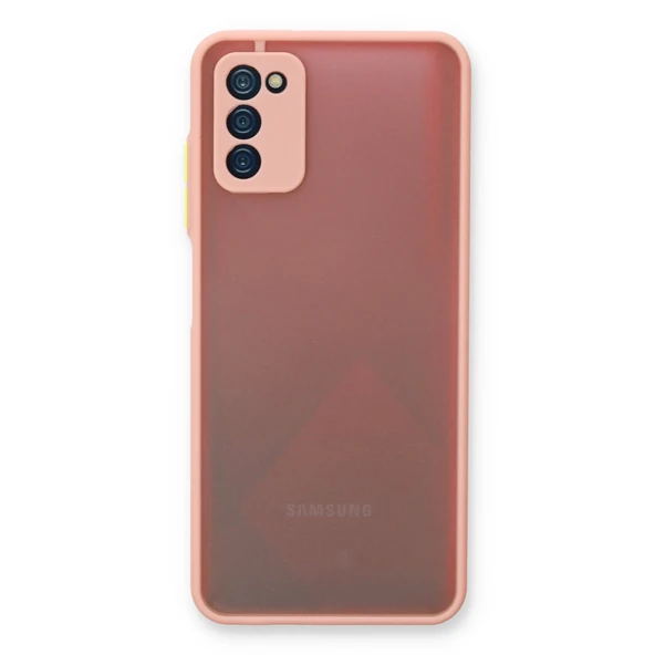 Samsung Galaxy A03S Kılıf Montreal Silikon Kapak - Pembe ürün görseli 1