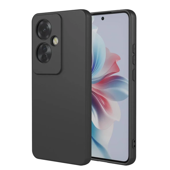 Oppo Reno 11F Kılıf First Silikon - Siyah ürün görseli 1