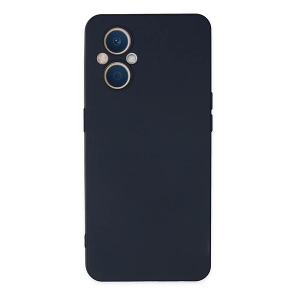 Oppo Reno 7 Lite Kılıf Nano İçi Kadife Silikon - Lacivert ürün görseli 1